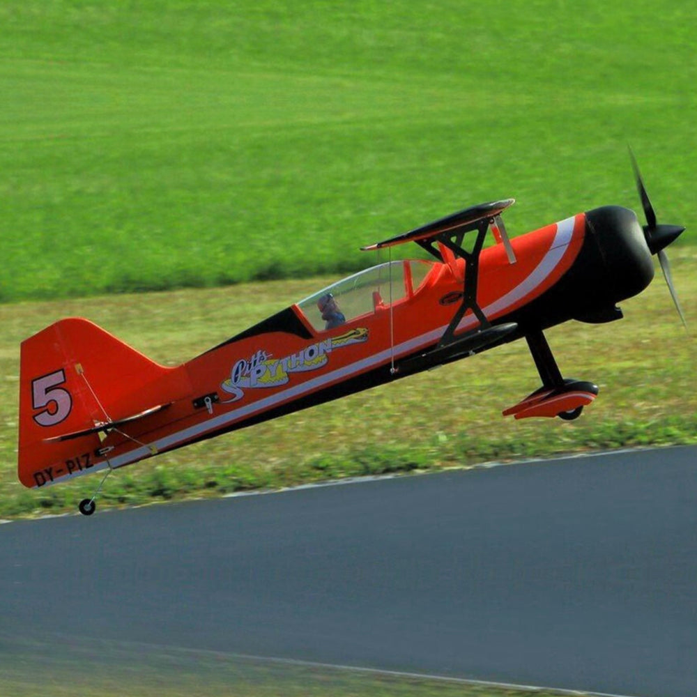 Remote Control Biplane Red Dynam Pitts Python Rot RC 3D-Schaum Kunstflug-Sport-Doppeldecker