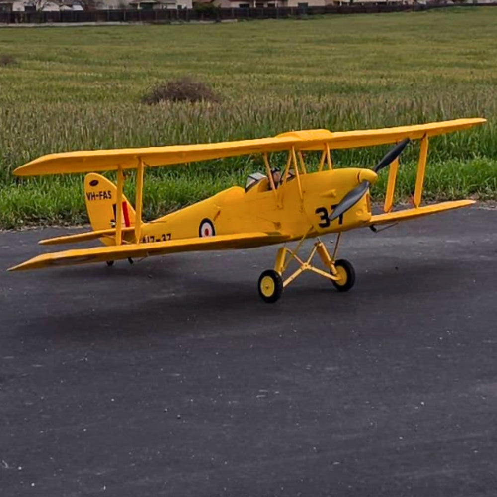 Dynam Tiger Moth DH.82 V2 Gelb 4S RC Doppeldecker 1,3m